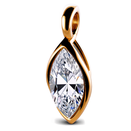 Marquise Diamond Pendent