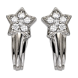 EARRINGS HOOP EARRINGS J-HOOPS