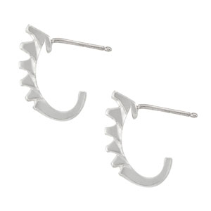 EARRINGS HOOP EARRINGS J-HOOPS