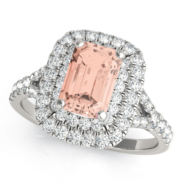 ENGAGEMENT RINGS EMERALD CUT HALO