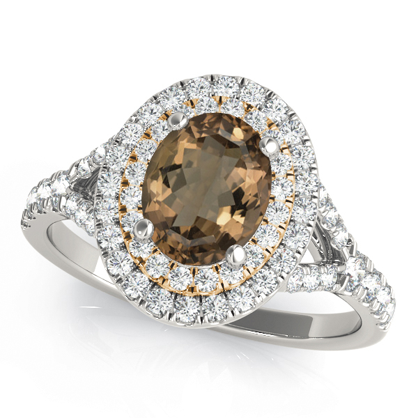 OVAL HALO ENGAGEMENT RING