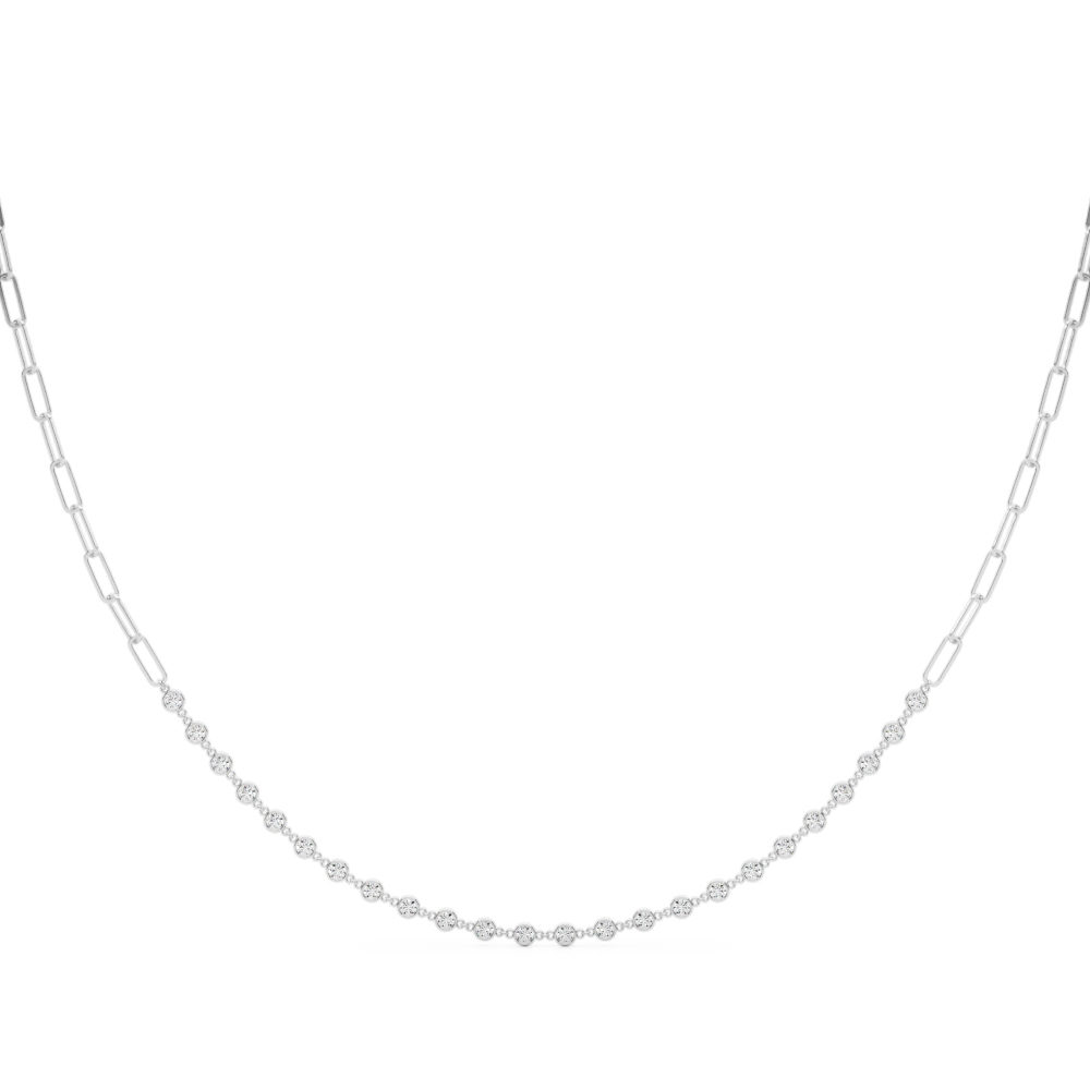 17 INCH DIA PAPER CLIP NECKLACE