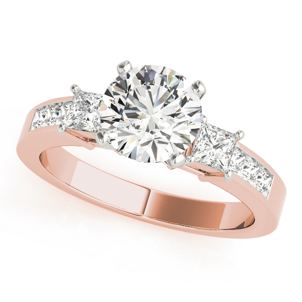ENGAGEMENT RINGS 3 STONE PRINCESS