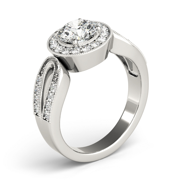 ENGAGEMENT RINGS HALO ROUND