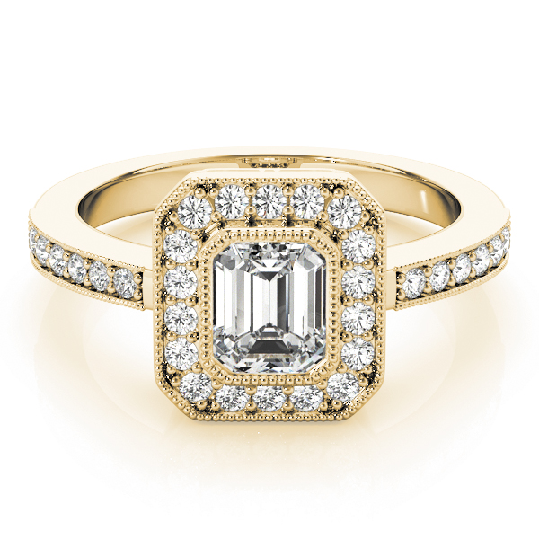 ENGAGEMENT RINGS HALO EMERALD