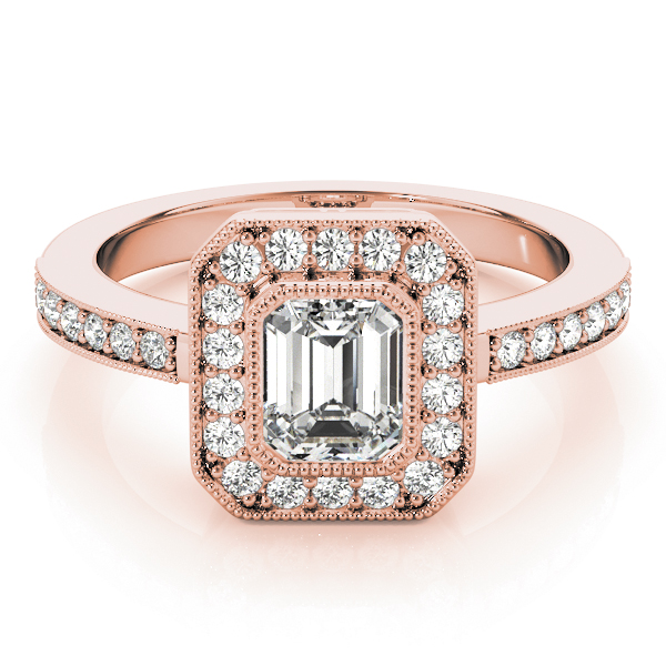 ENGAGEMENT RINGS HALO EMERALD