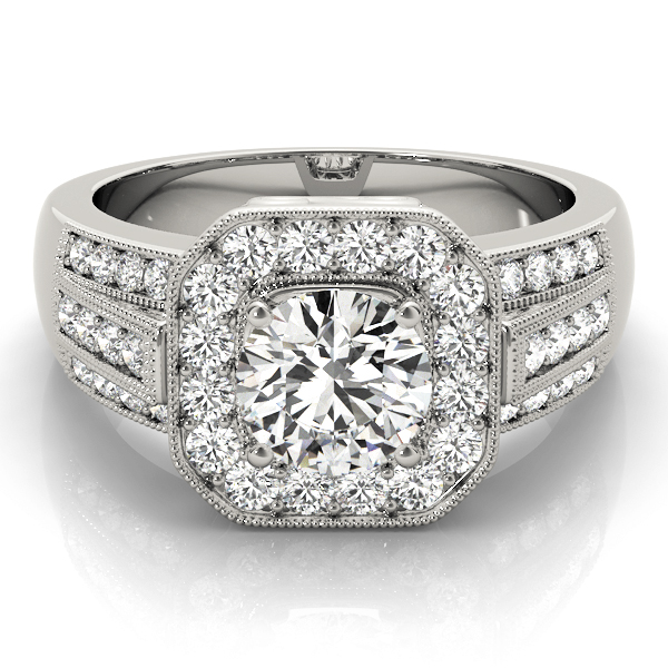 ENGAGEMENT RINGS HALO ROUND