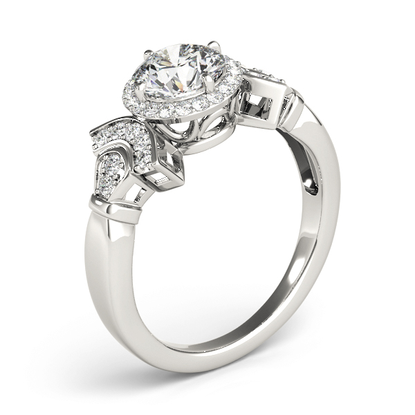 ENGAGEMENT RINGS HALO ROUND