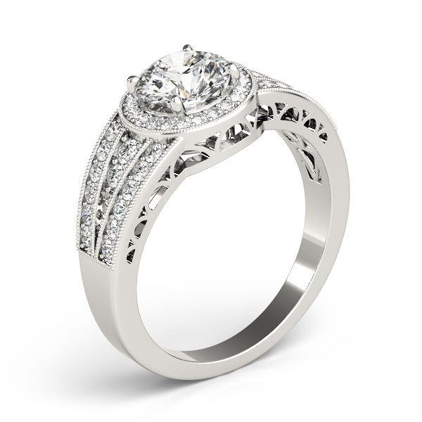 ENGAGEMENT RINGS HALO ROUND