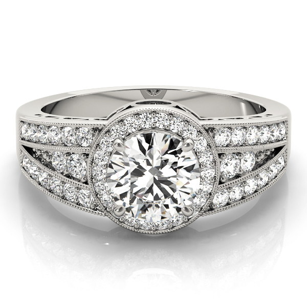 ENGAGEMENT RINGS HALO ROUND