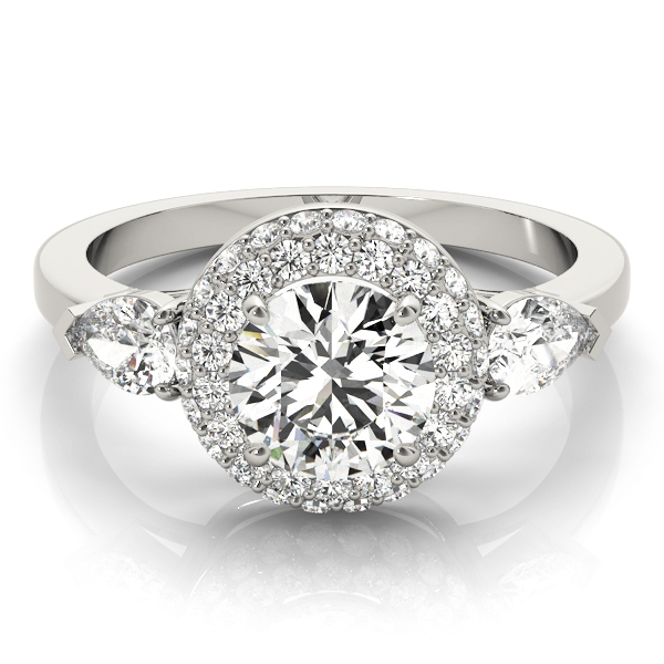 ENGAGEMENT RINGS HALO ROUND