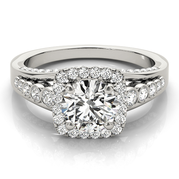 ENGAGEMENT RINGS HALO ROUND