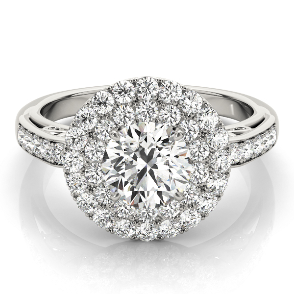 ENGAGEMENT RINGS HALO ROUND
